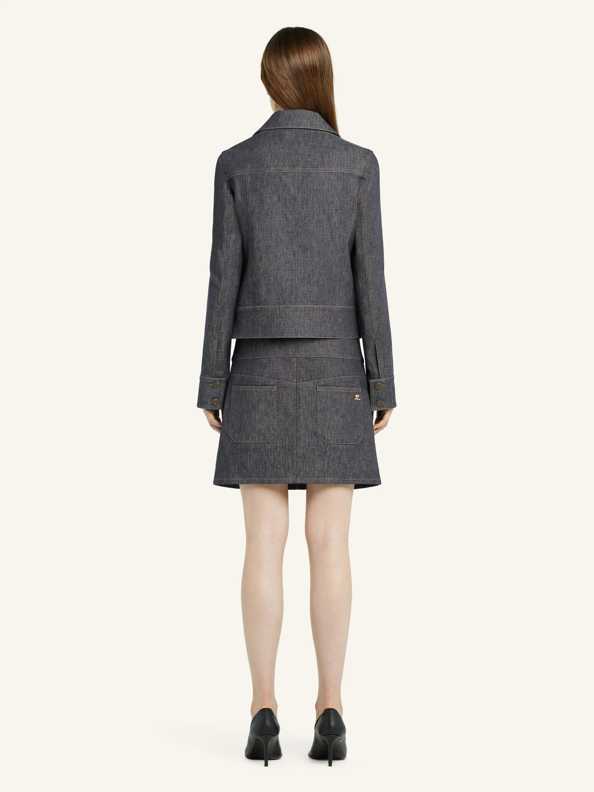 Denim Utility Trucker Jacket