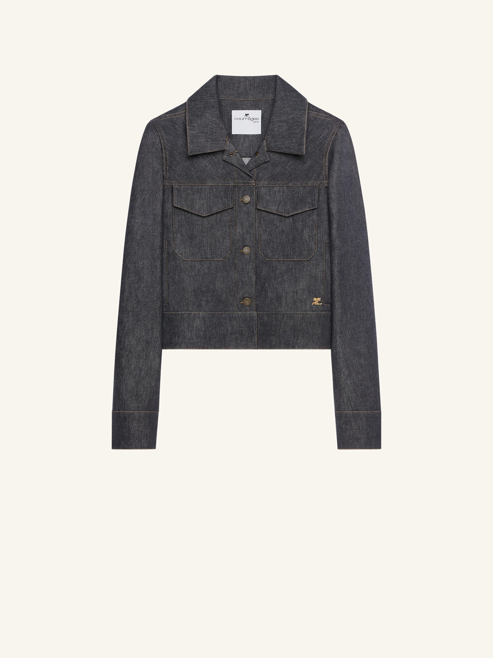 Denim Utility Trucker Jacket