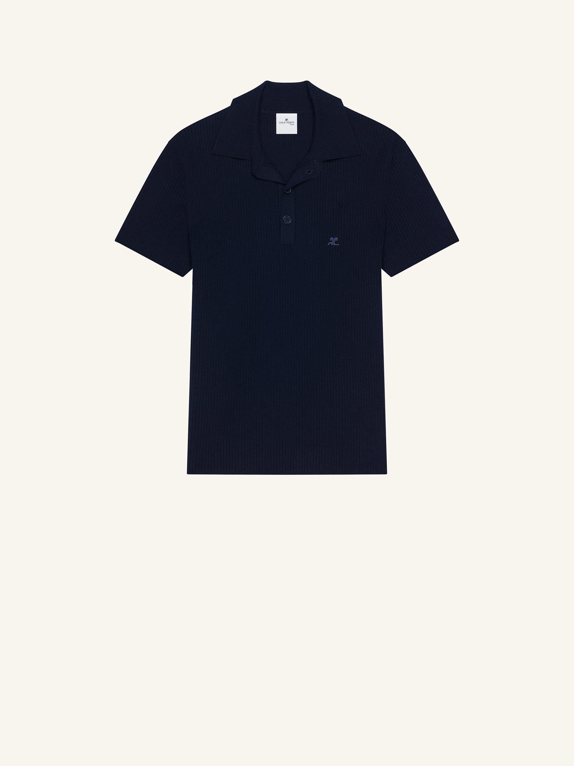 Rib Knit Polo
