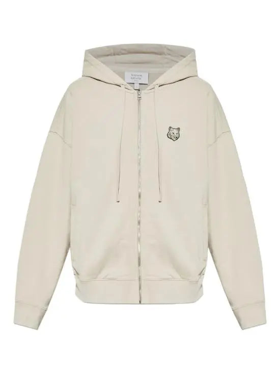 BOLD FOX HEAD PATCH FULLZIP OVERSIZE HOODIE