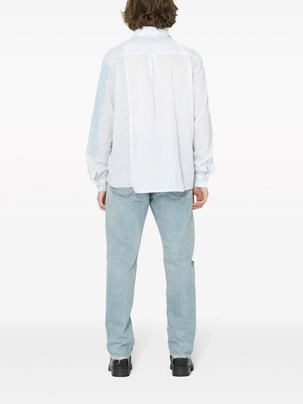 Paneled Cloak Button Up