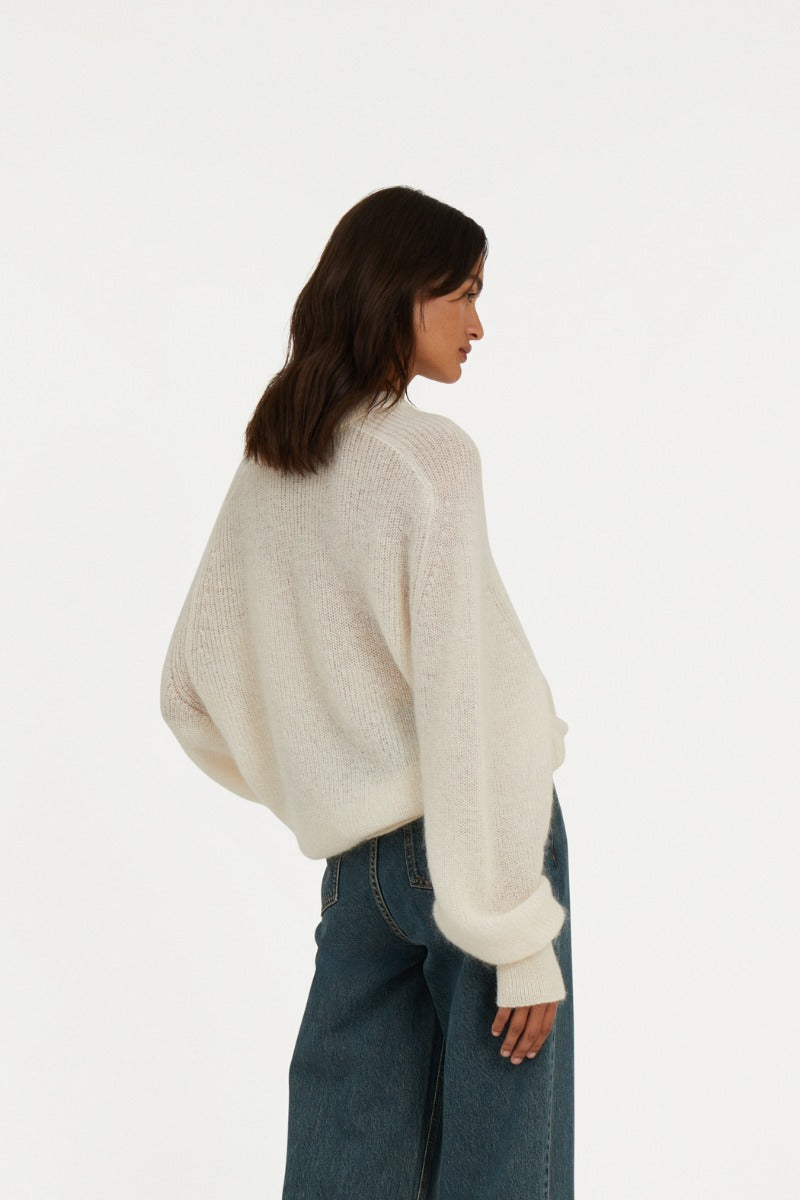 Light Knit Logo Sweater