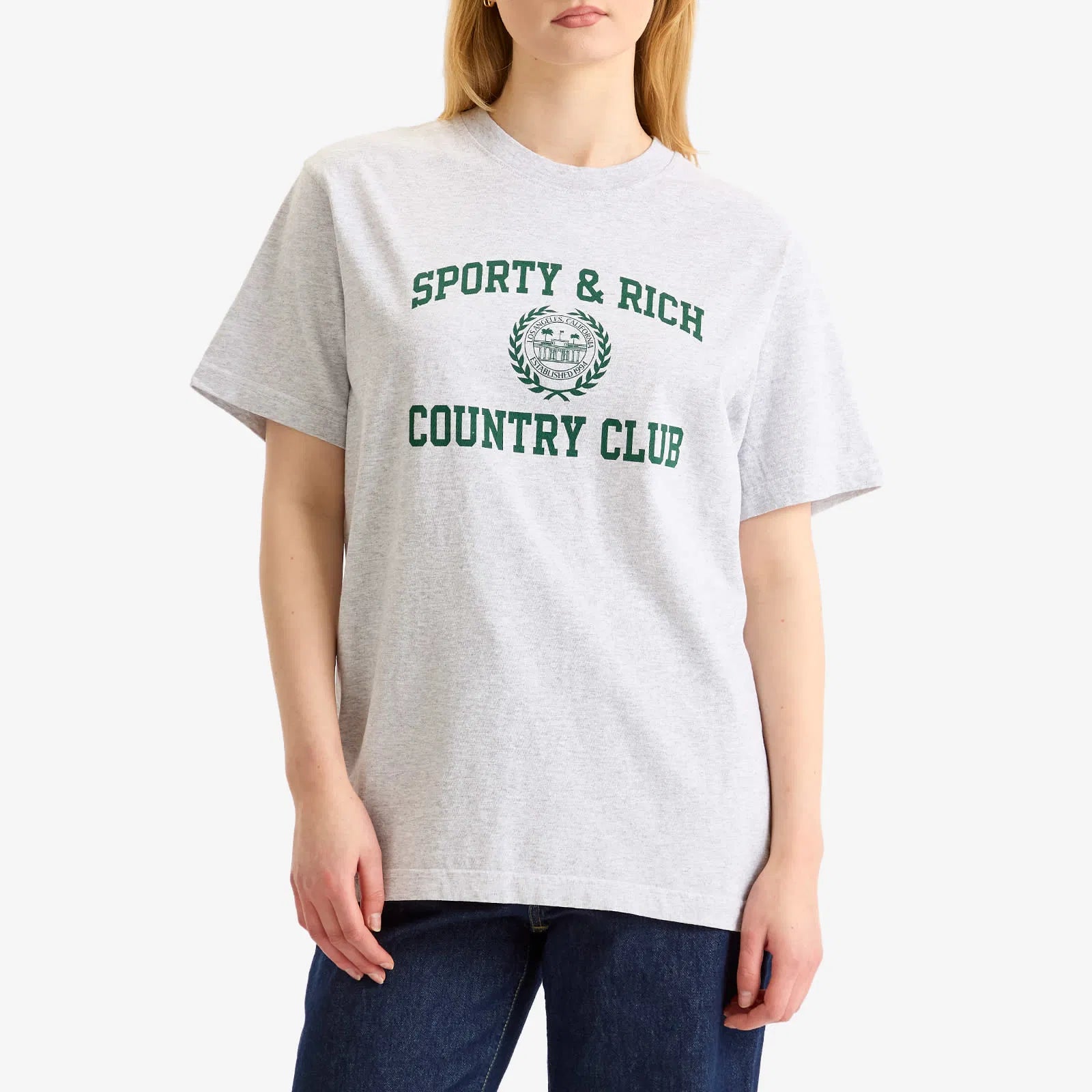 Varsity Crest T-Shirt - Heather Gray