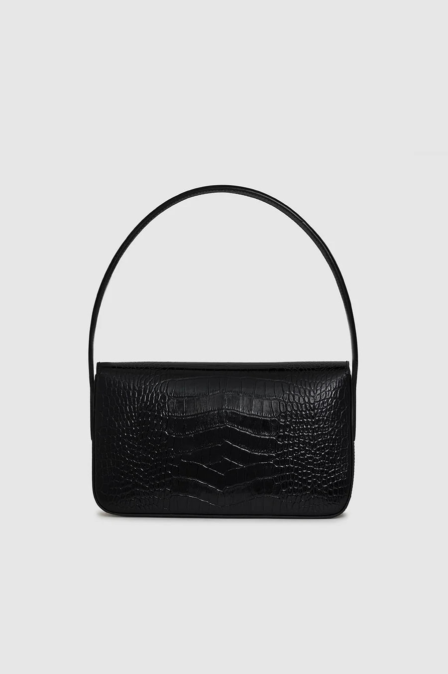 Elly Shoulder Bag Black Embossed