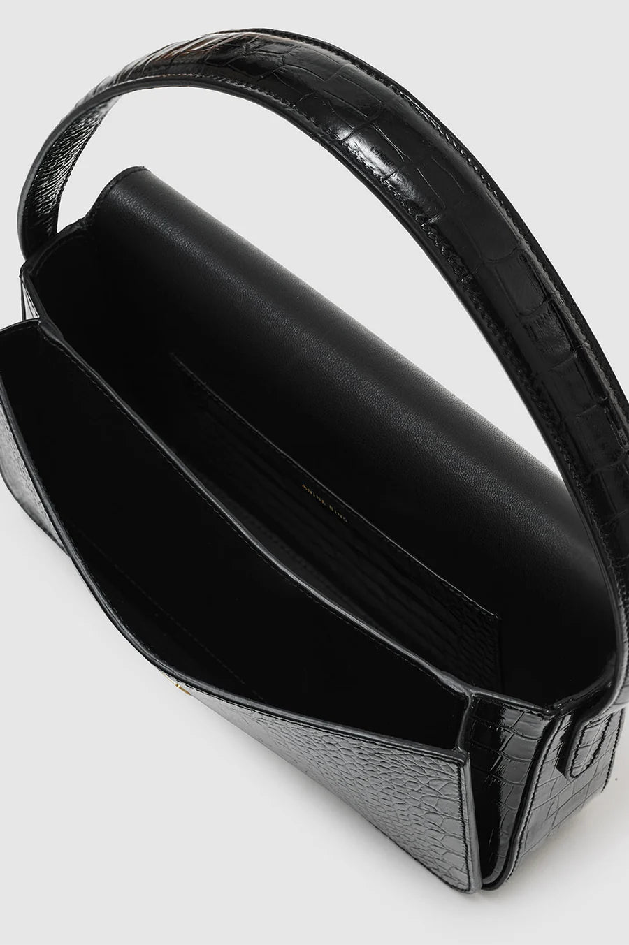 Elly Shoulder Bag Black Embossed