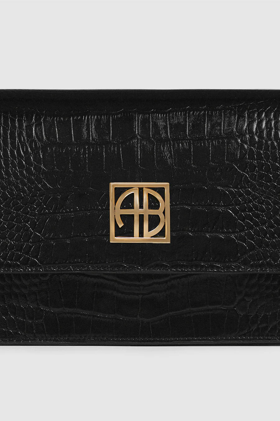 Elly Shoulder Bag Black Embossed