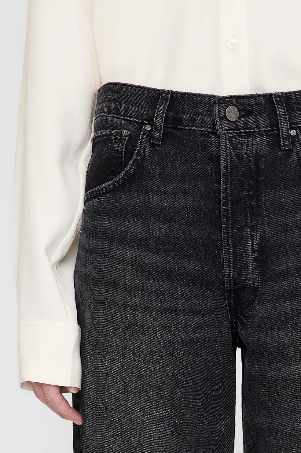 Manon Jean Dark Stone Grey