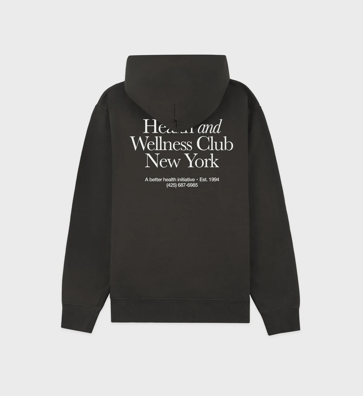 HWCNY Hoodie - Faded Black/White