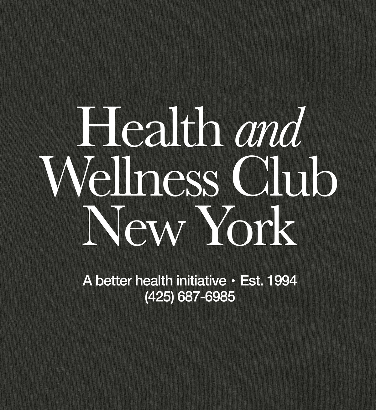 HWCNY Hoodie - Faded Black/White