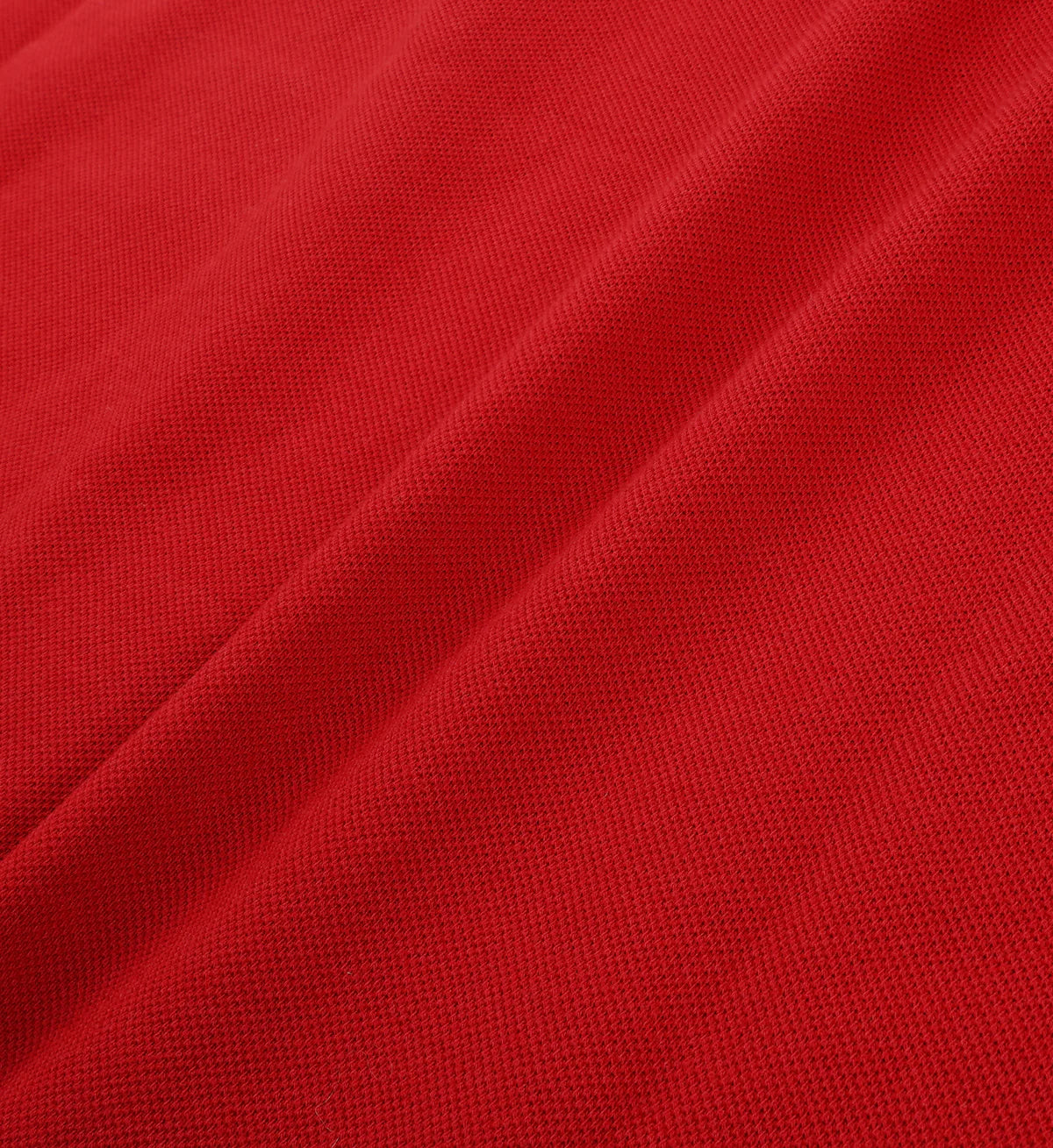 H&W Crest Pique Polo - Ruby/White