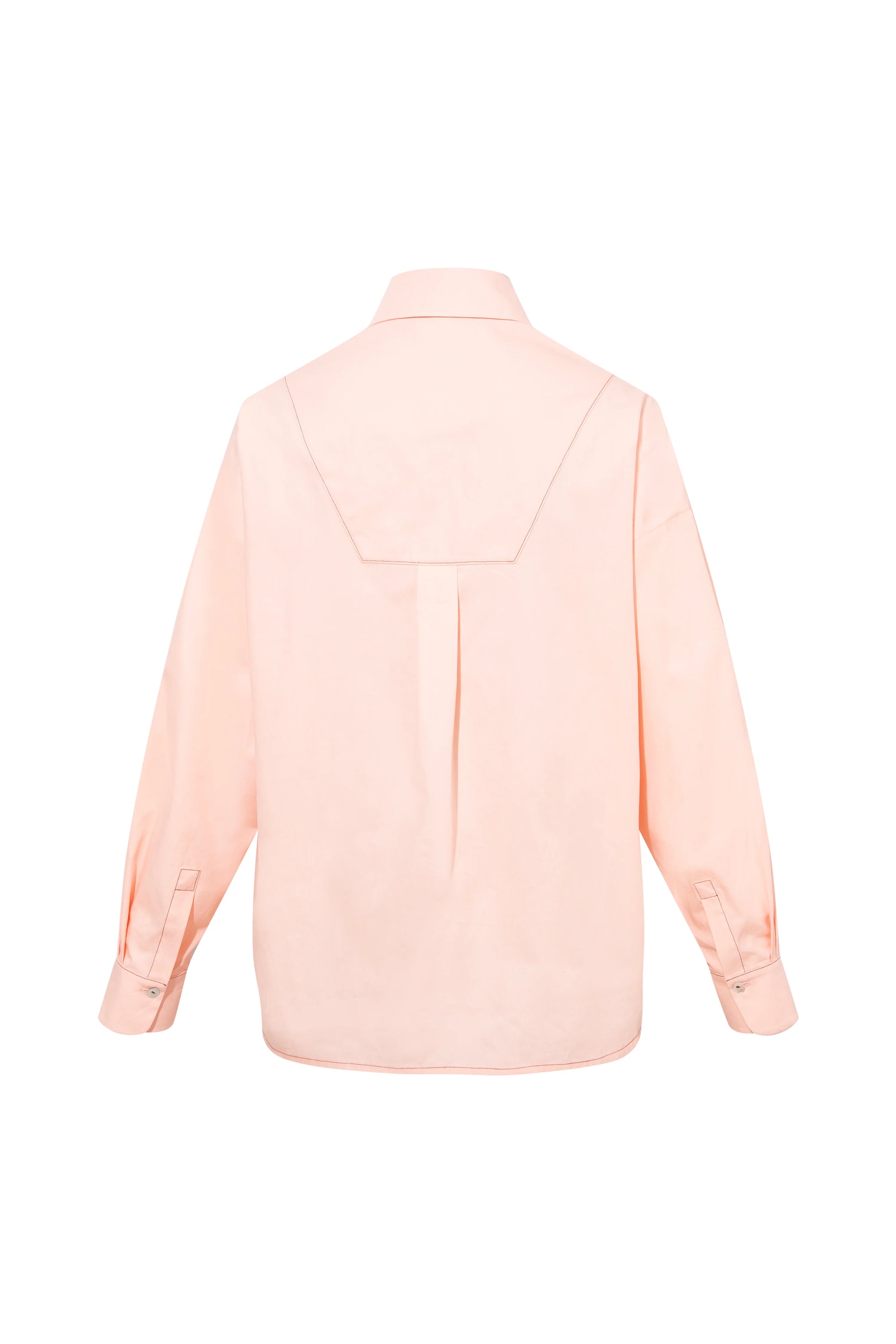 MONINA  Oversize button-down shirt with front pockets