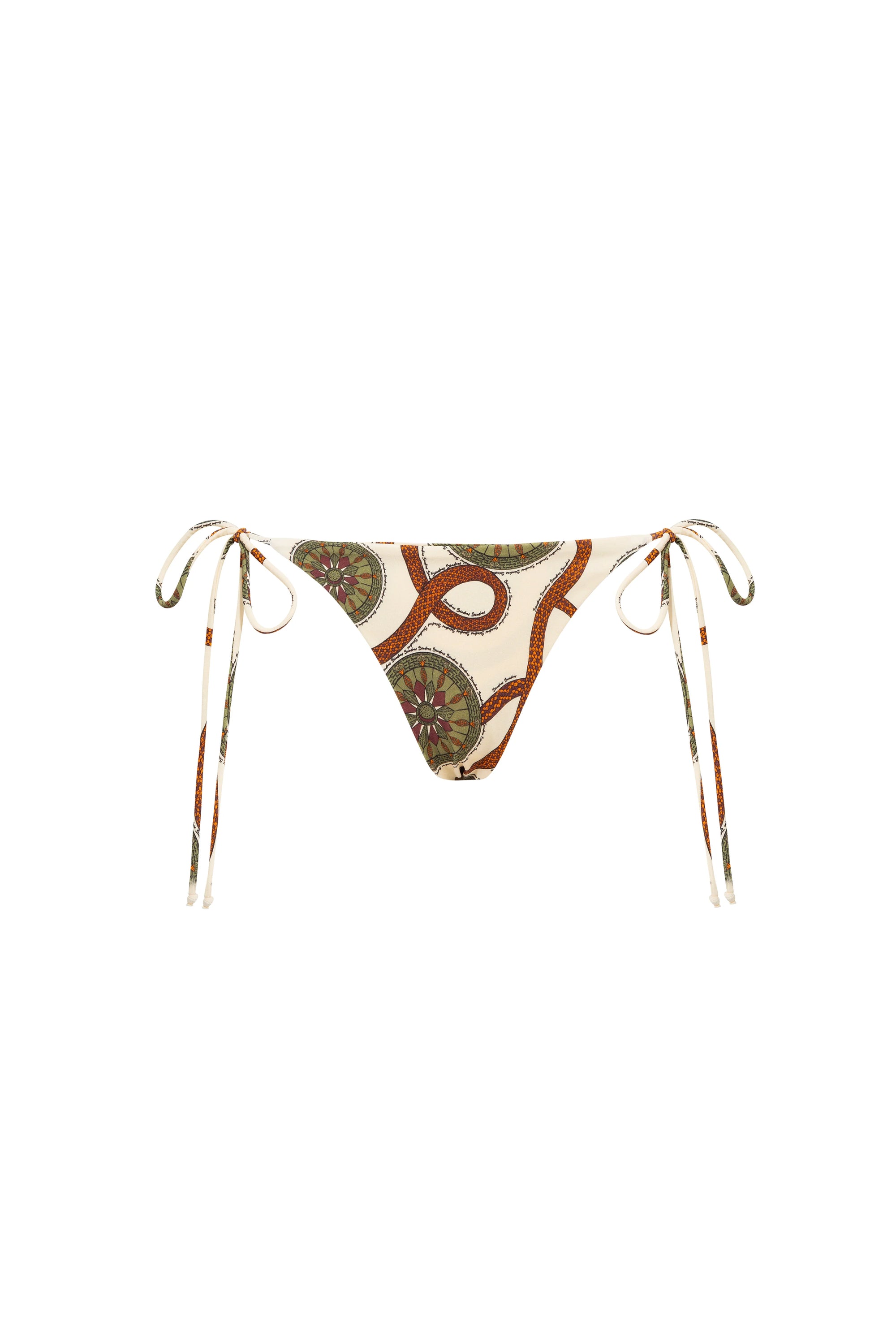 ROM  Tie-detailed low-rise bikini briefs