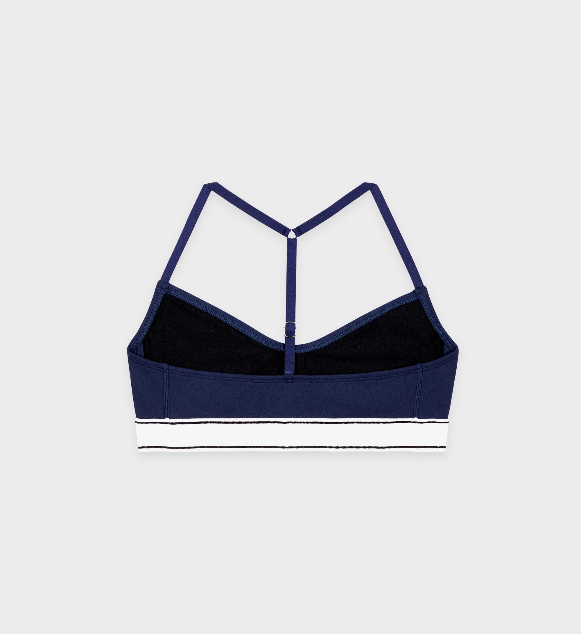 Serif Logo Sports Bralette - Navy