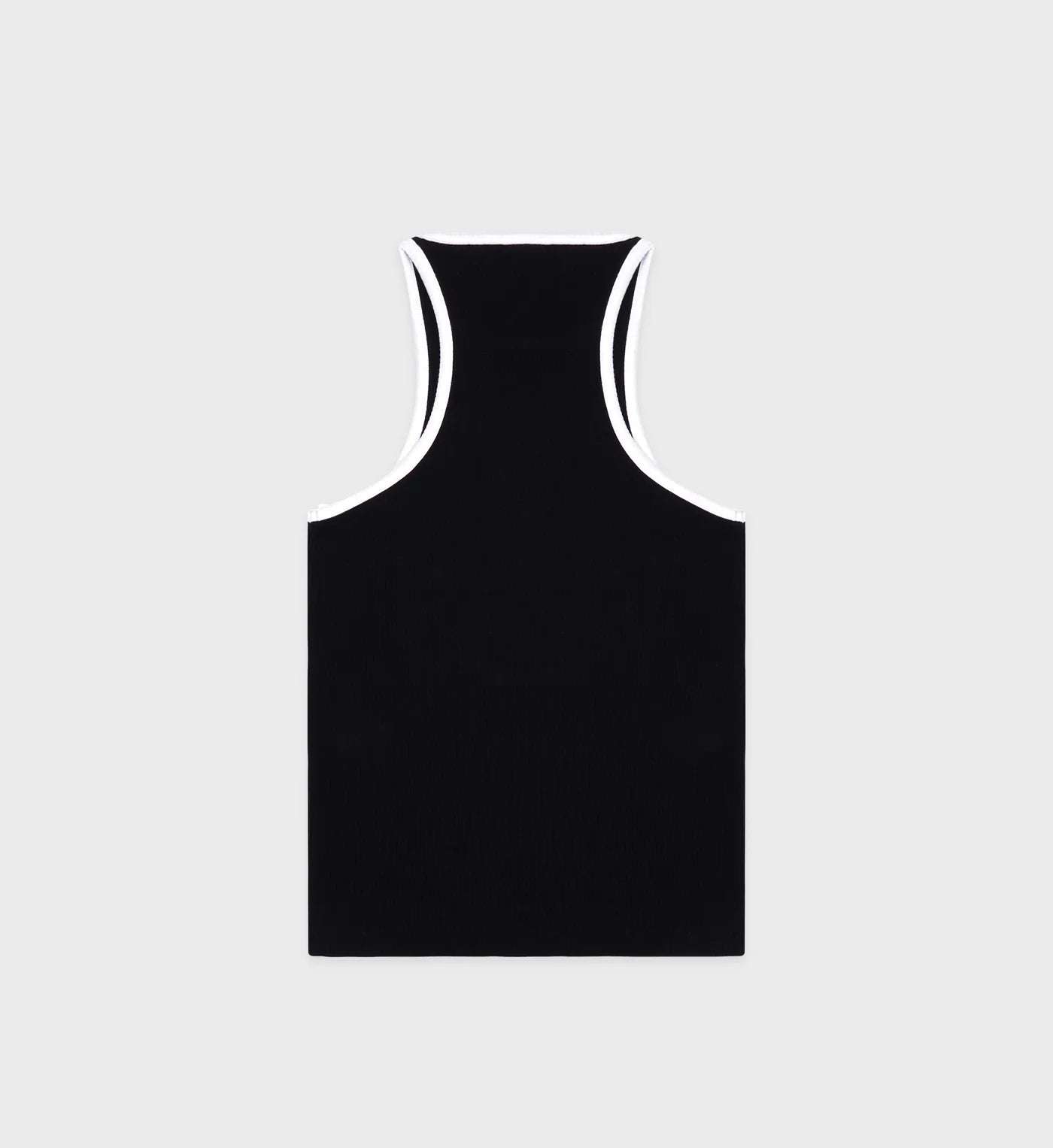 SRHWC Ribbed Tank - Black/White