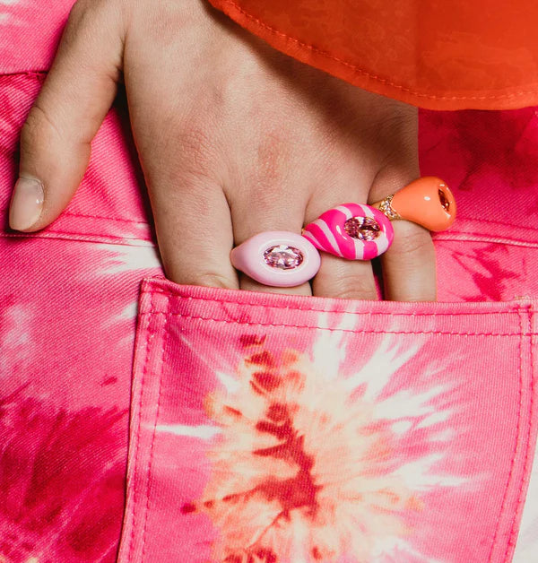 Pink Zebra Ring