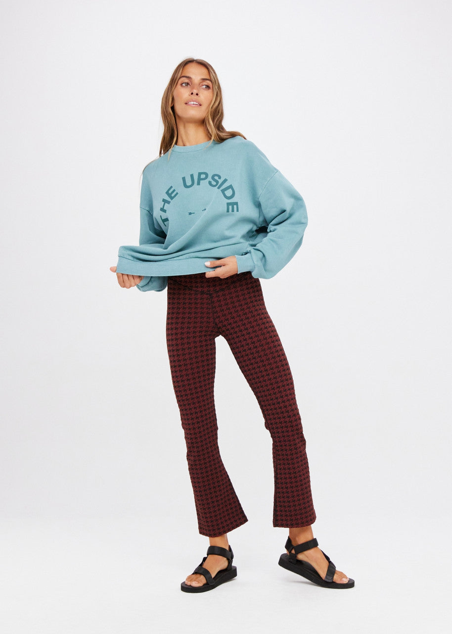 Houndstooth Thia Cropped Flare