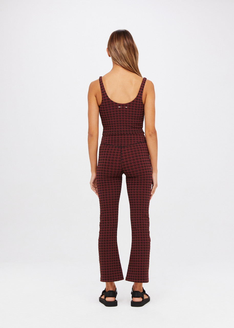 Houndstooth Thia Cropped Flare