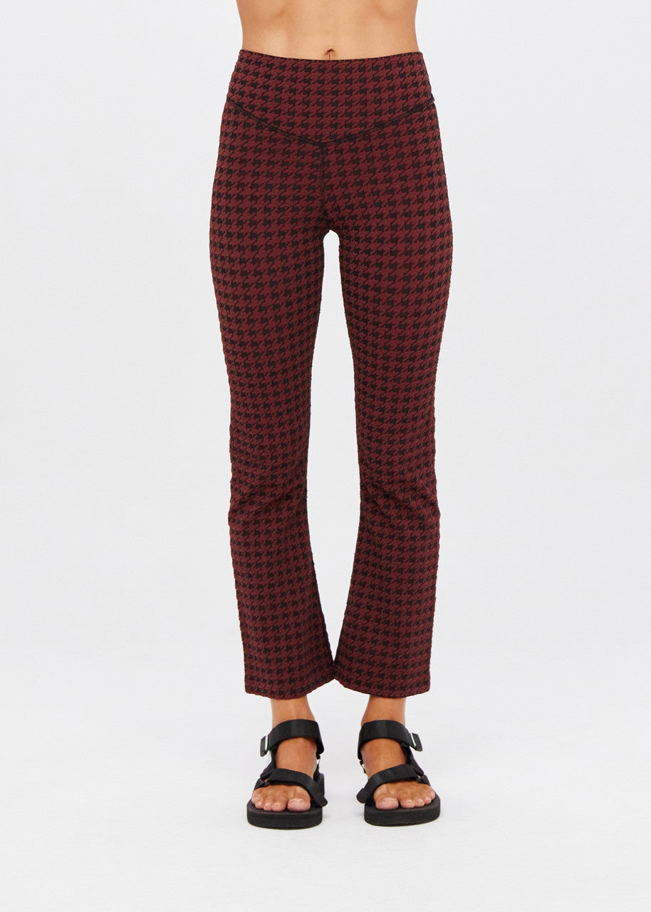 Houndstooth Thia Cropped Flare