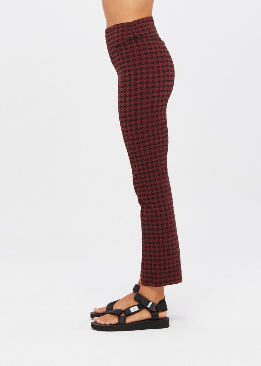 Houndstooth Thia Cropped Flare