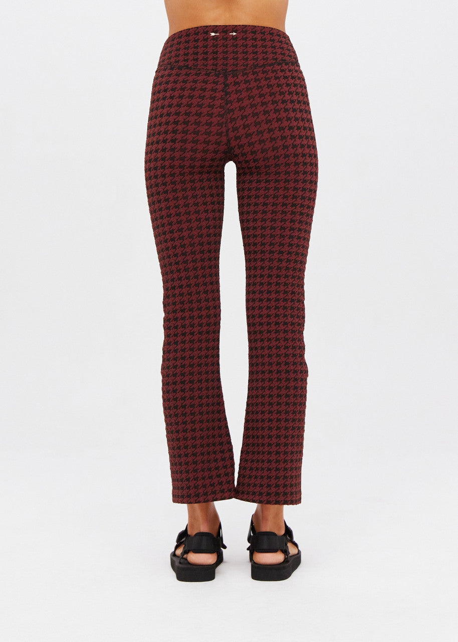 Houndstooth Thia Cropped Flare
