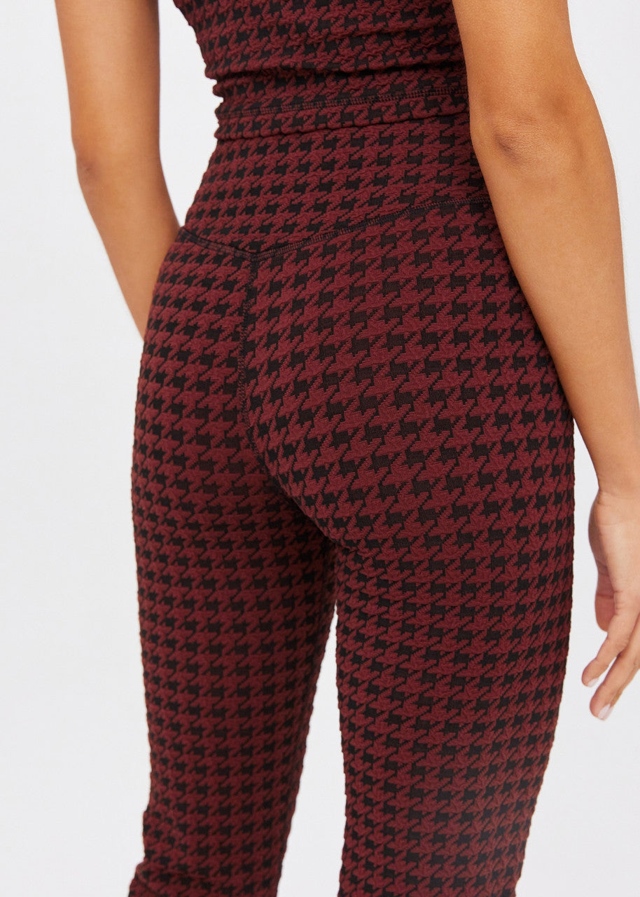 Houndstooth Thia Cropped Flare