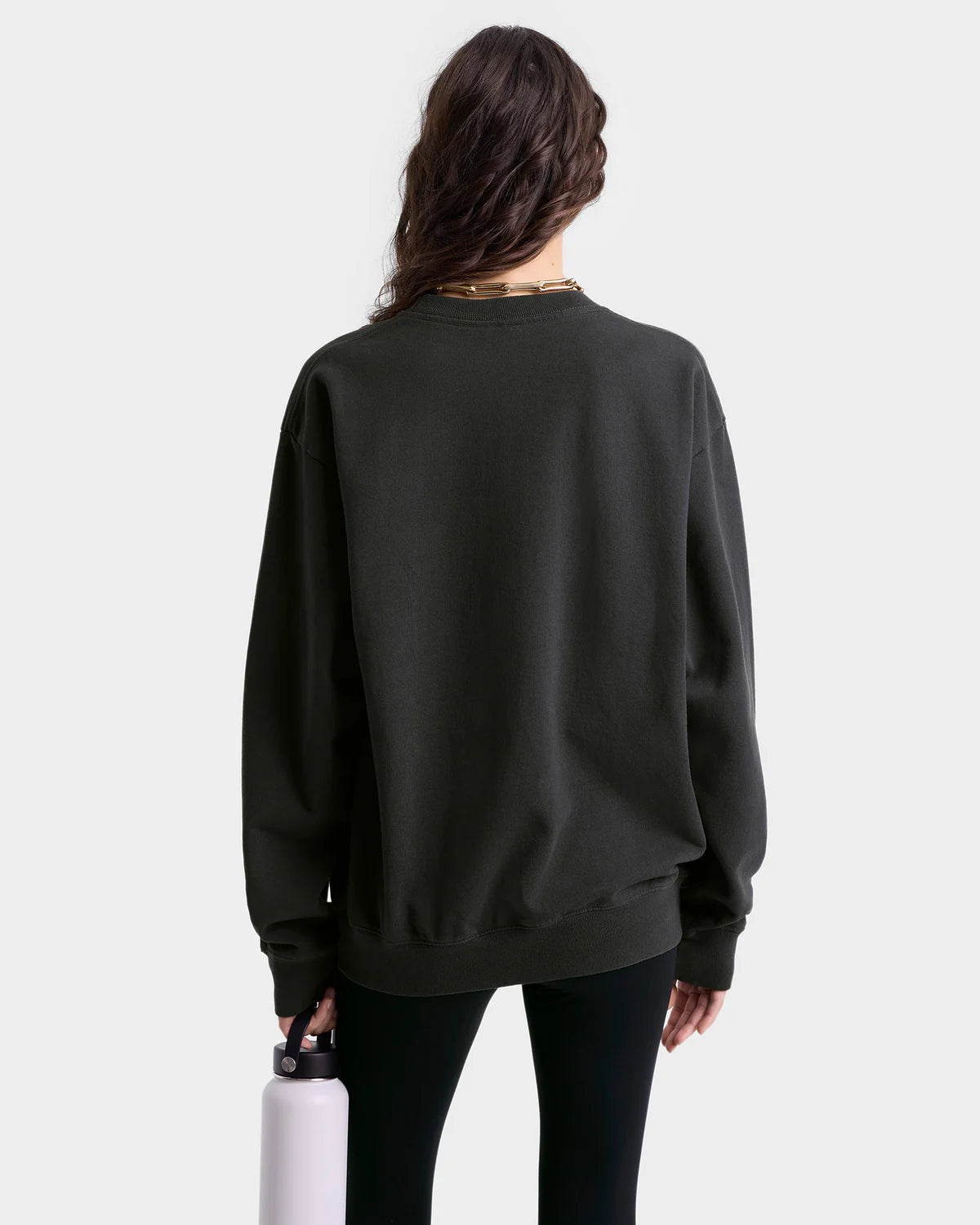 California Emblem Crewneck - Faded Black/White