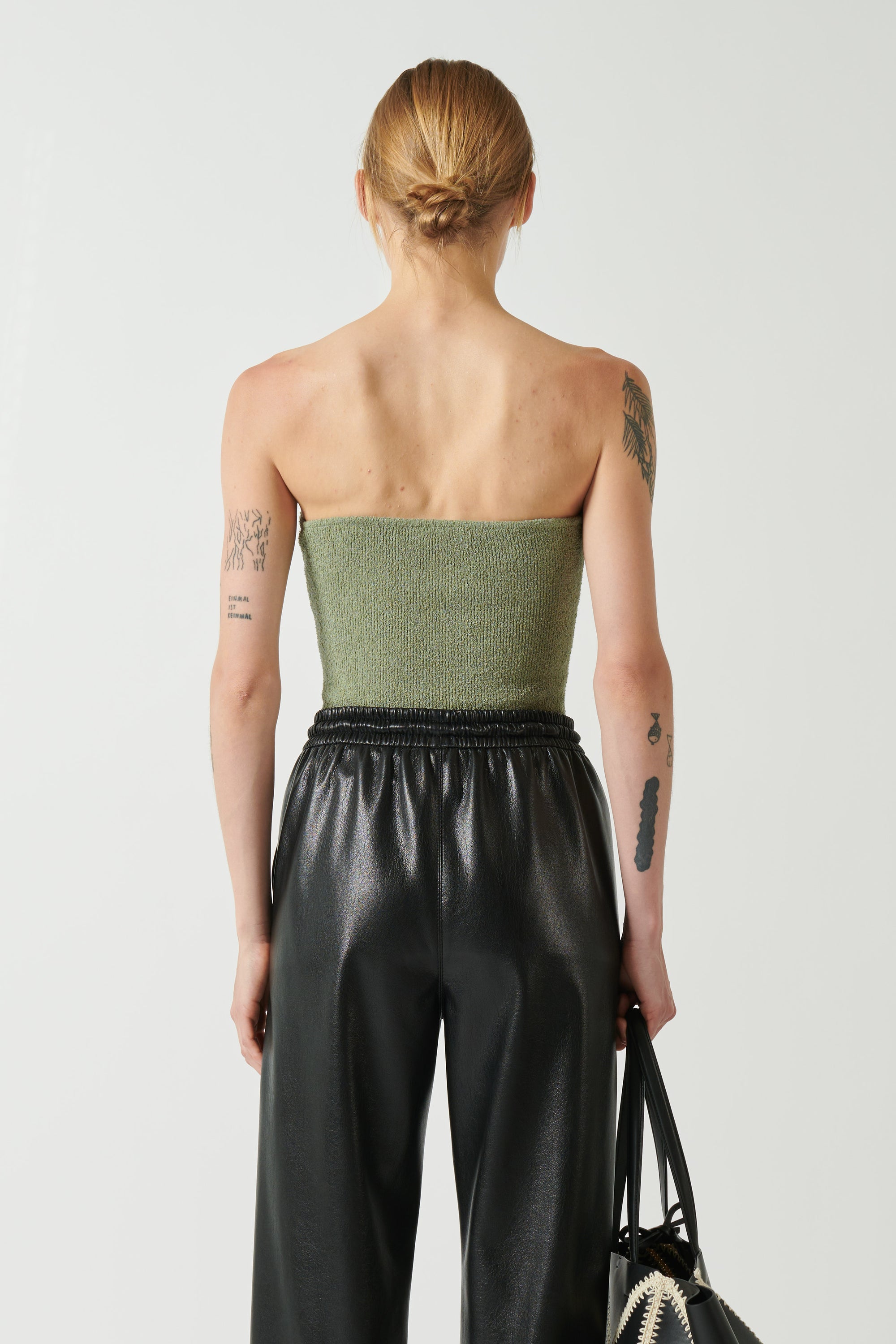 ZESSA Terry-Knit Bandeau Top