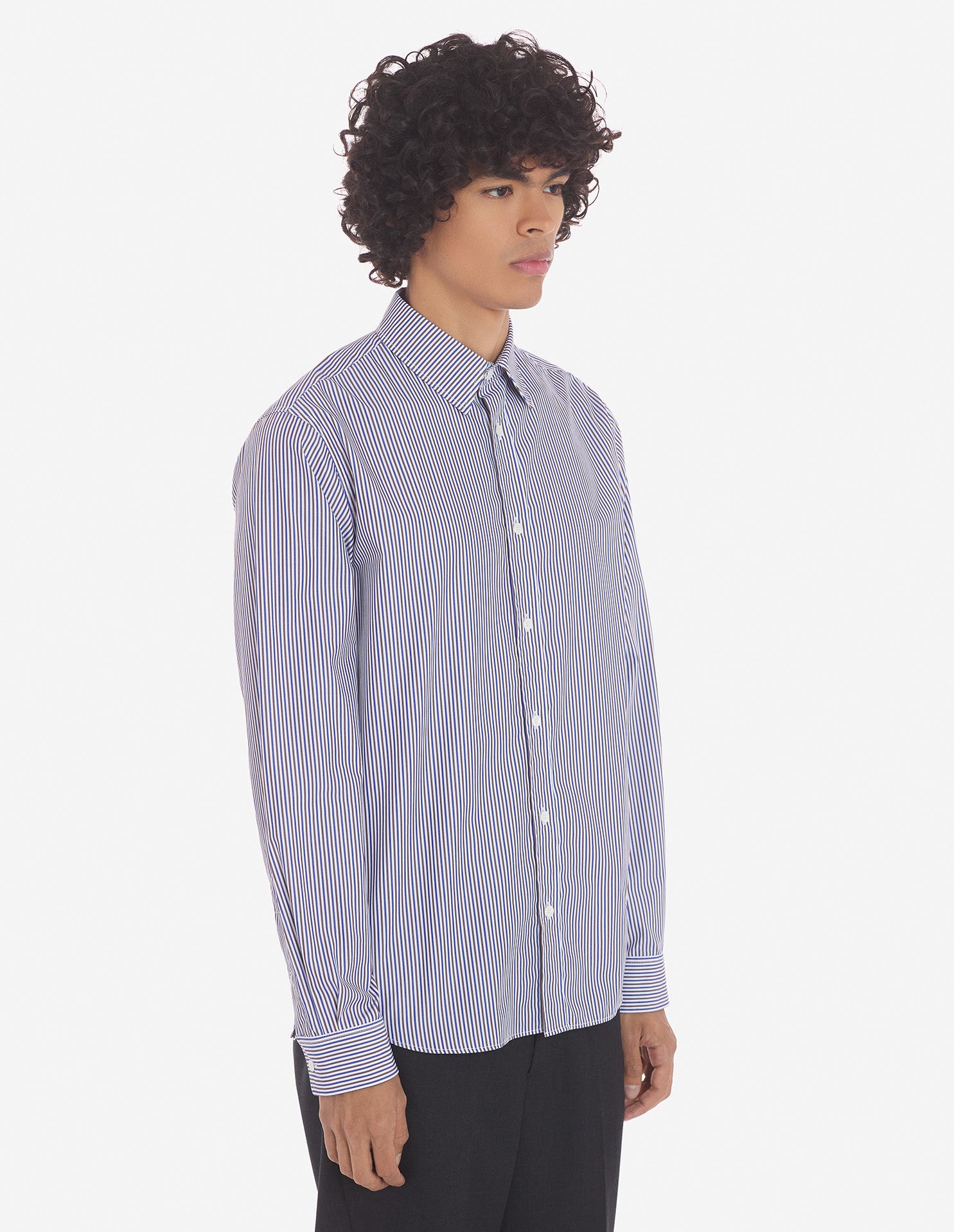 Classic  Shirt in Cotton with Logo Handwriting