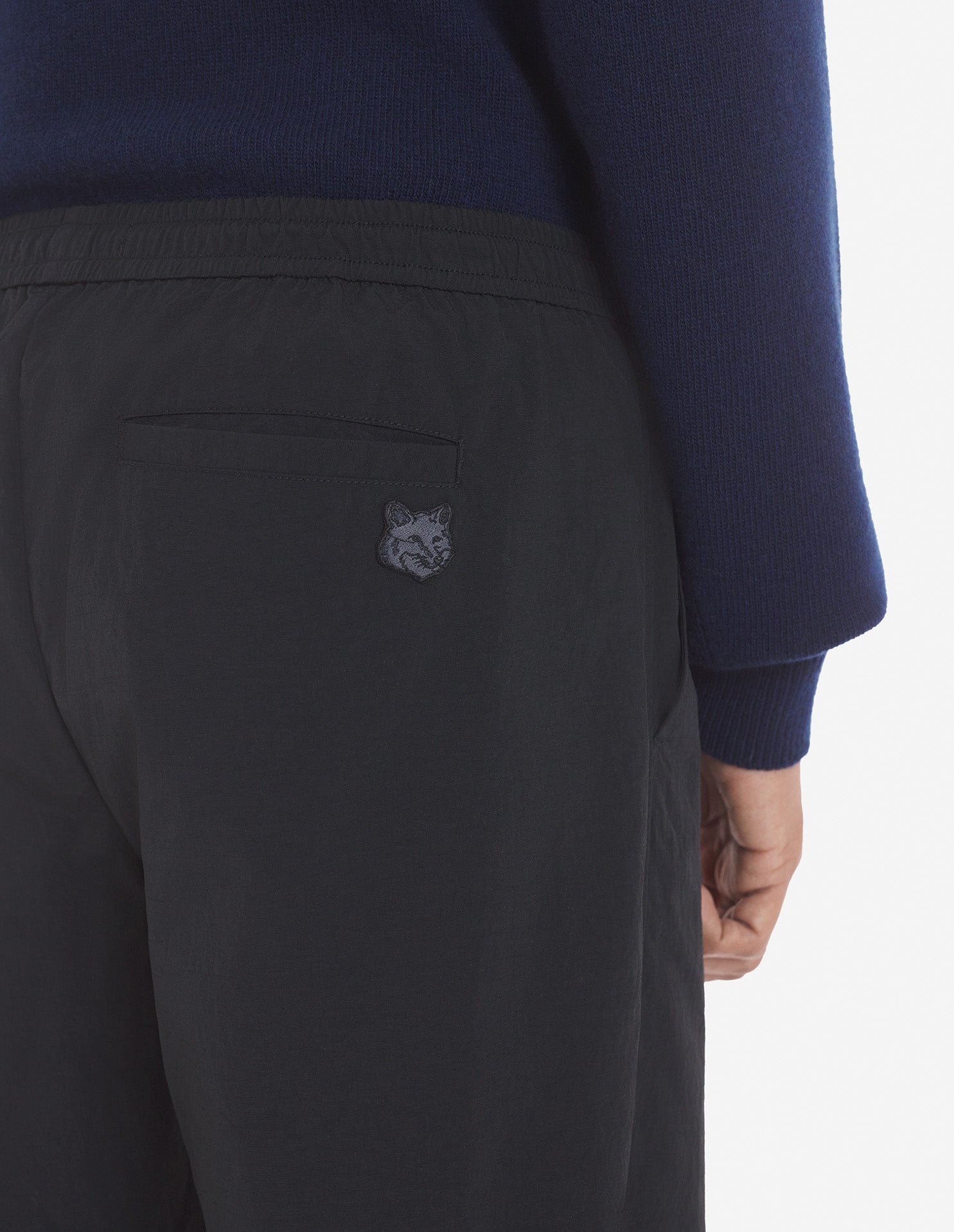 City Pants in Crispy Nylon w/ Bold Fox Had Patch