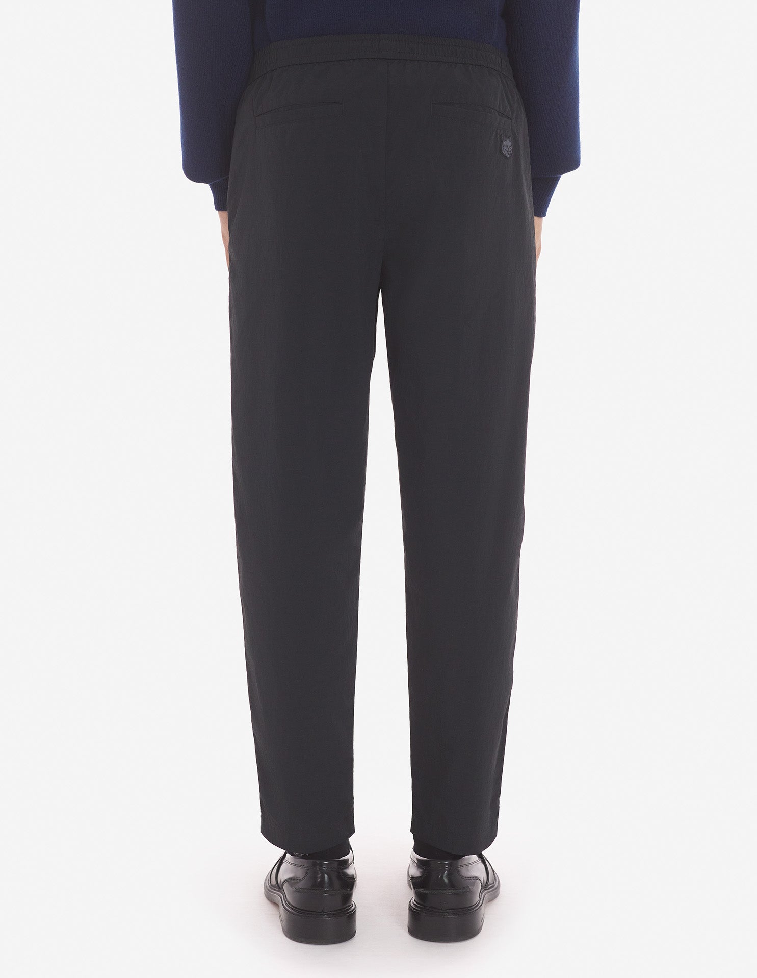 City Pants in Crispy Nylon w/ Bold Fox Had Patch