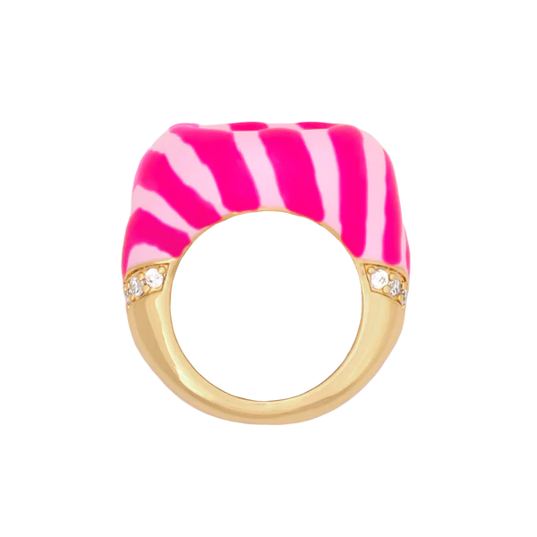 Pink Zebra Ring