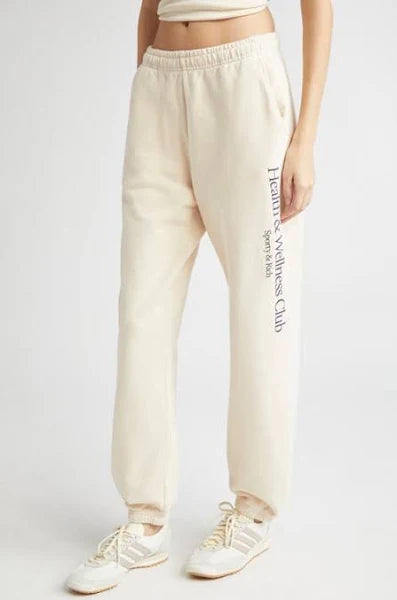 H&W Crest Sweatpant - Cream