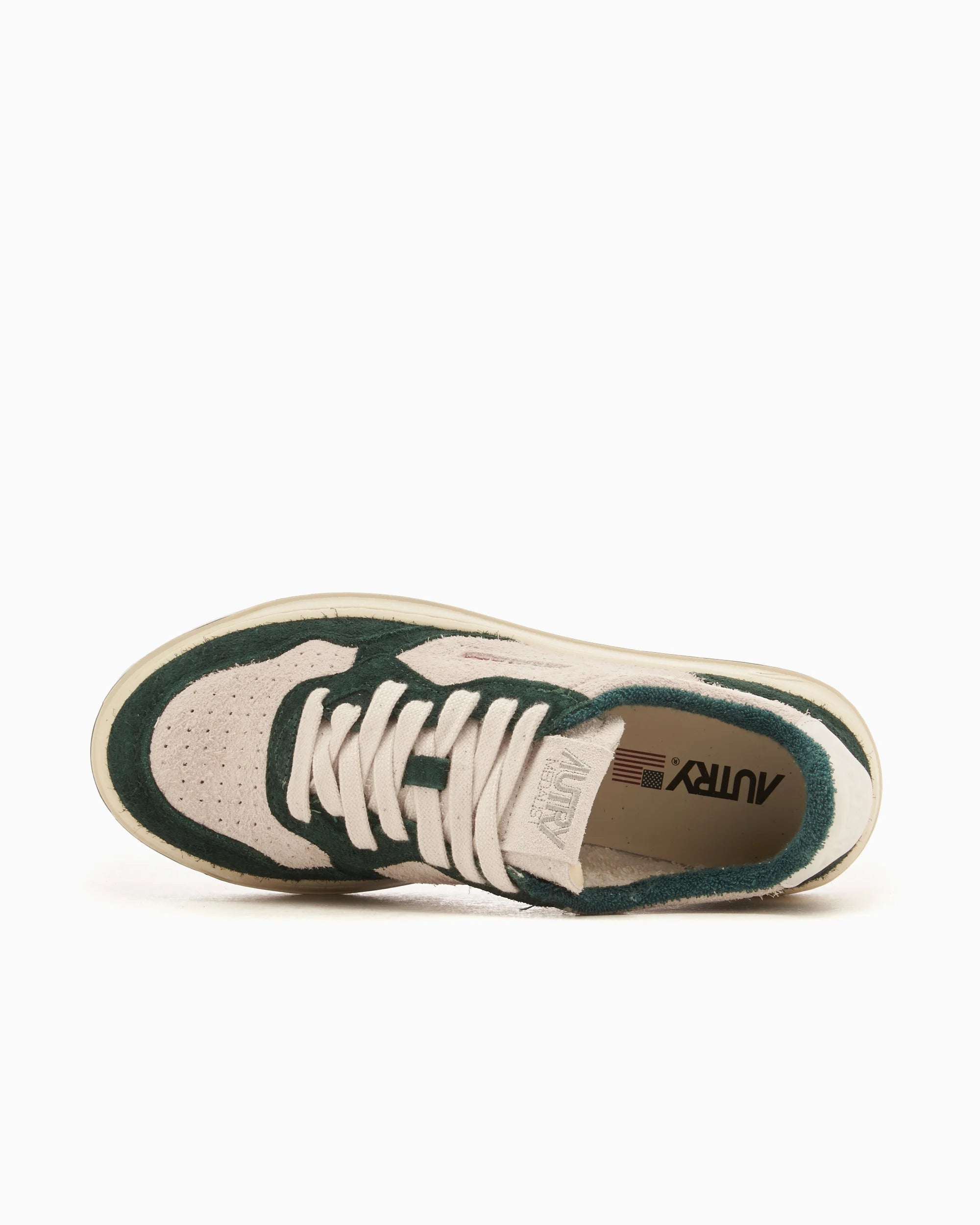 Medalist Low Sneakers in Bottle Color Suede