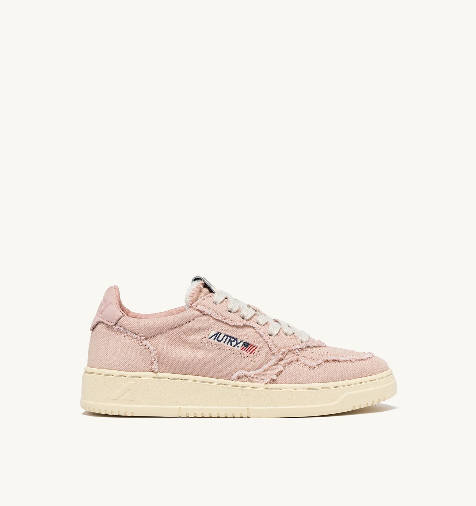 MEDALIST LOW SNEAKERS IN PEACH WHIP DENIM