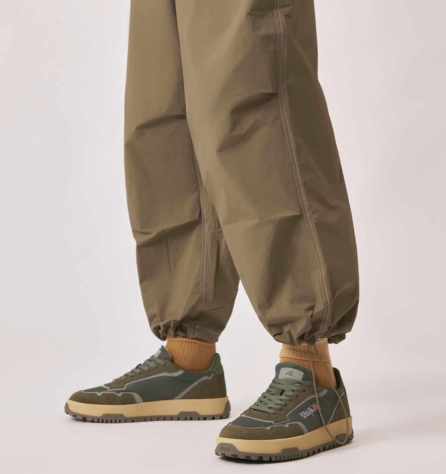 WILDPACE LOW SNEAKERS IN SCHIO AND MILITARY MESH AND SUEDE