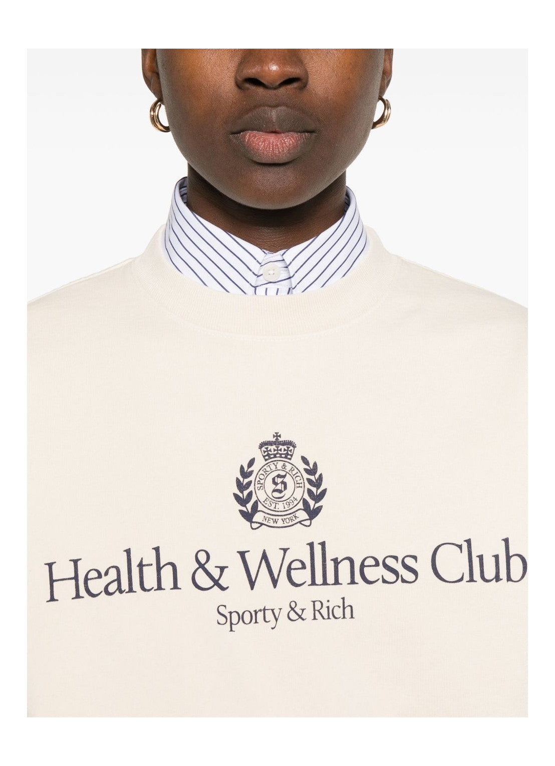 H&W Crest Crewneck - Cream