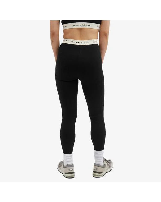 Serif Logo Ribbed Legging