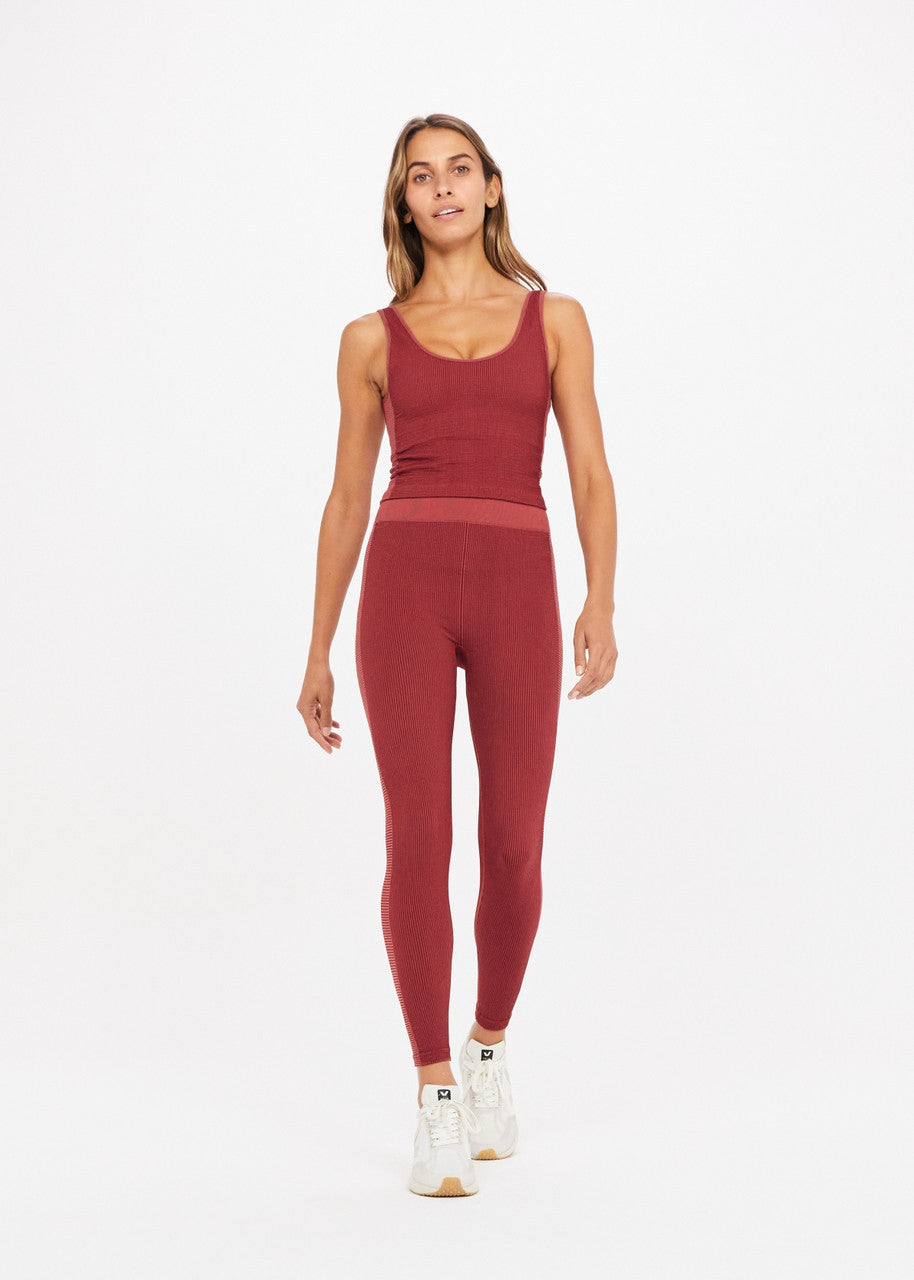 Ribbed Seamless Midi Pant