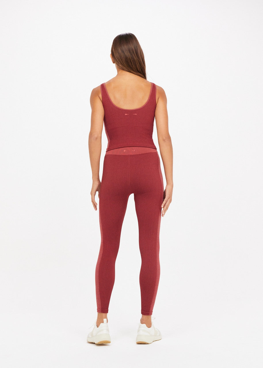 Ribbed Seamless Midi Pant